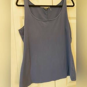 NIC + ZOE Blue Sleeveless Top